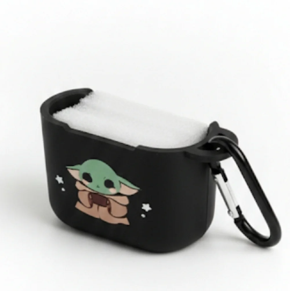 New Black AirPods Case with Baby Yoda Design